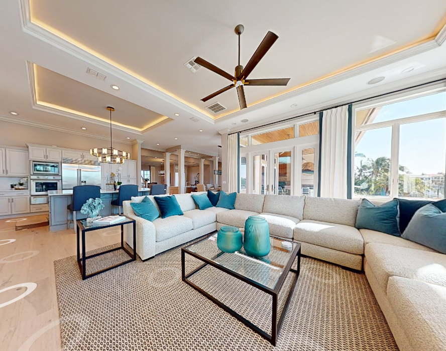 luxury living room remodeling Tampa, FL